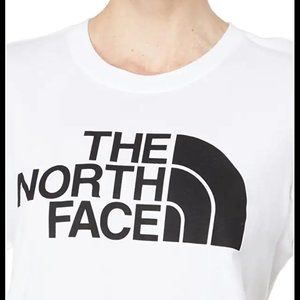 Women's The North Face Crop T-Shirt Extra Large White and Black
